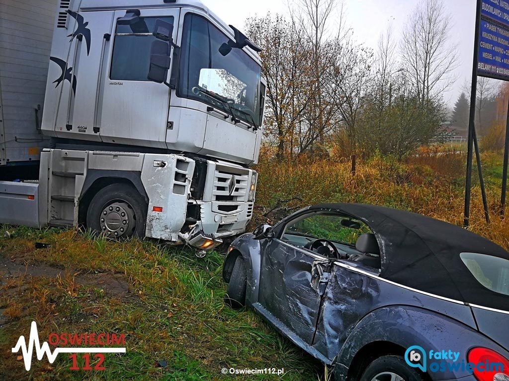 Do poważnie wyglądających zdarzeń drogowych doszło w powiecie we wczorajszy wieczór i dzisiejsze przedpołudnie. Uczestnikami były tir i dwa volkswageny.