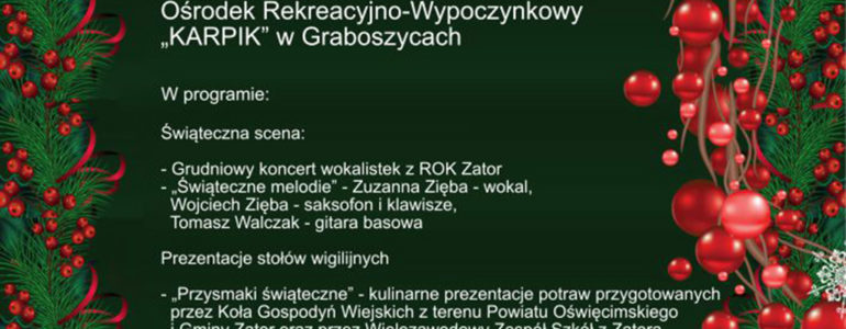 Powiatowy Przegląd Stołów Wigilijnych 2018