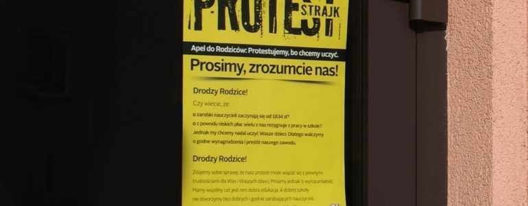 Małopolski KOD popiera protest nauczycieli