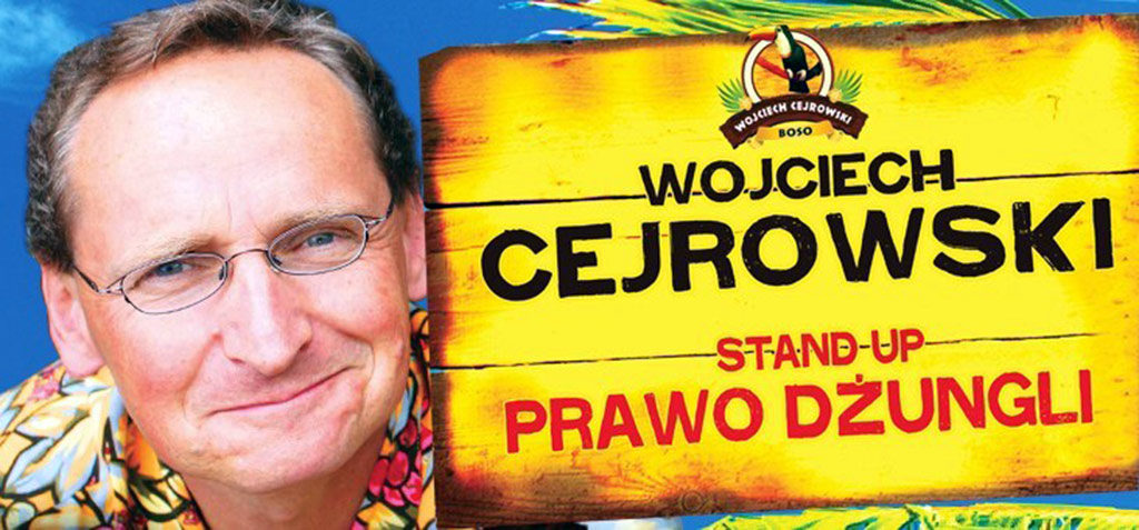 W środę 29 maja o godz. 19.30 boso do Oświęcimia zawita Wojciech Cejrowski - ze swoim programem stand up "Prawo dżungli".