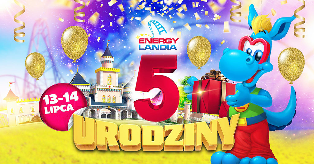 W ten weekend 13 i 14 lipca Park Rozrywki Energylandia obchodzić będzie swoje piąte urodziny. Z tej okazji park przygotował pięć tysięcy gadżetów.