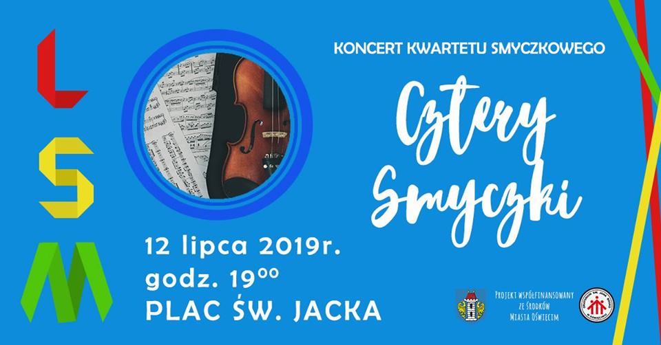 Oratorium św. Jana Bosko w Oświęcimiu zaprasza w piątek 12 lipca o godzinie 19 na koncert kwartetu smyczkowego Cztery Smyczki.