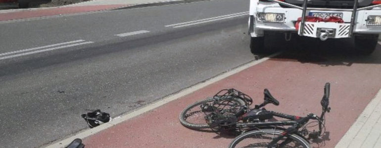 Policja zna już dane rannego rowerzysty