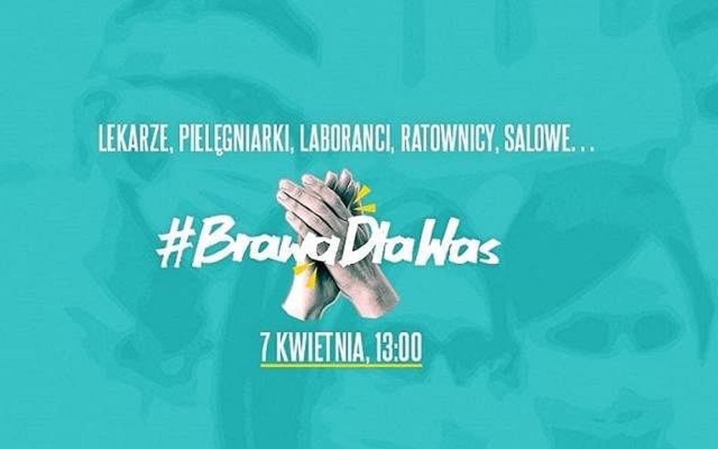 Dziś Światowy Dzień Zdrowia. Ogólnopolskie media proponują udział w akcji #BrawaDlaWas, zachęcając do podziękowania pracownikom służby zdrowia.