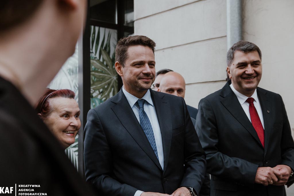 Rafał Trzaskowski, kandydat na prezydenta RP pojawił się dzisiaj w Oświęcimiu. Spotkał się z mieszkańcami miasta i samorządowcami z regionu.