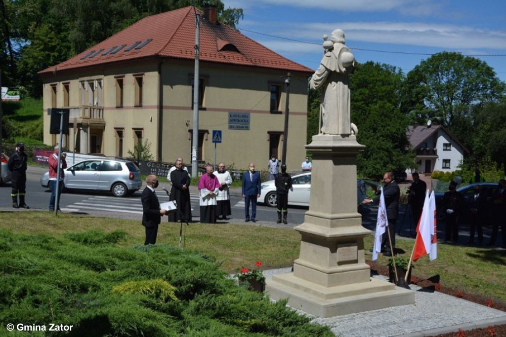 Święty Roch jest oficjalnie patronem miasta i gminy Zator.