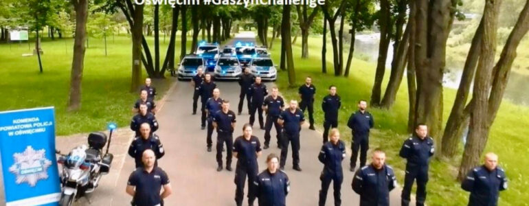 Policjanci przyłączyli się do akcji #GaszynChallenge – FILM