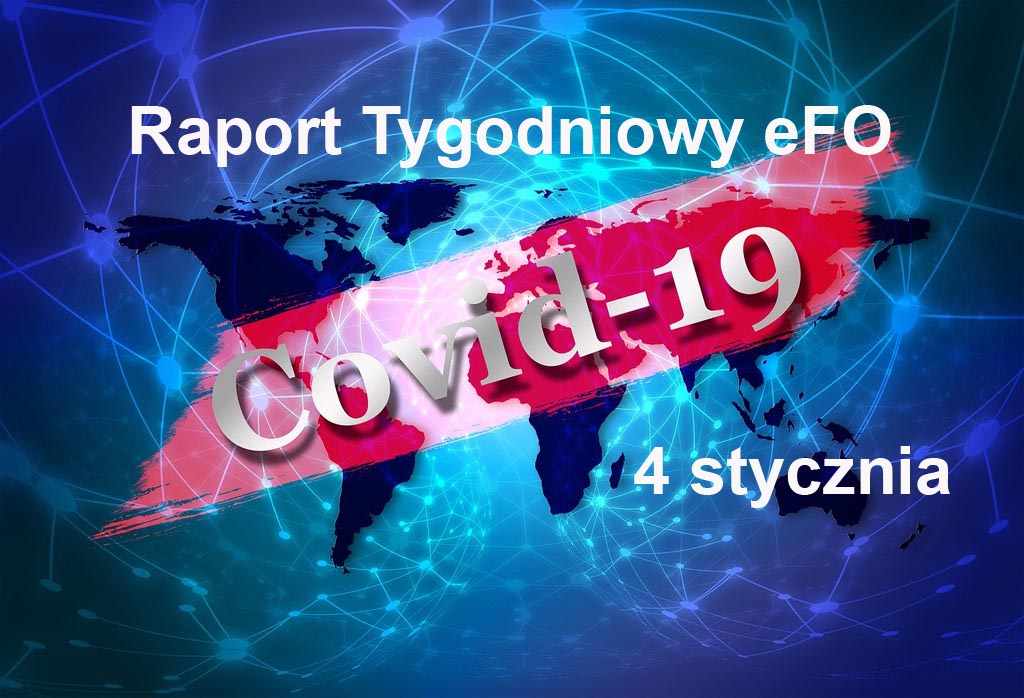 Od ostatniego Raportu Tygodniowego eFO w powiecie oświęcimskim przybyły 102 przypadki zachorowania na COVID-19. Zmarły 4 osoby zakażone koronawirusem.