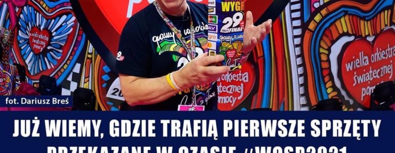 Pierwsze sprzęty z WOŚP 2021 trafią do Oświęcimia