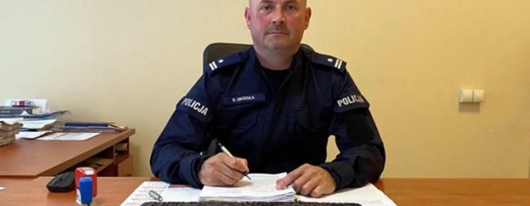 O włos od tragedii w Kętach. Policjant uratował człowieka