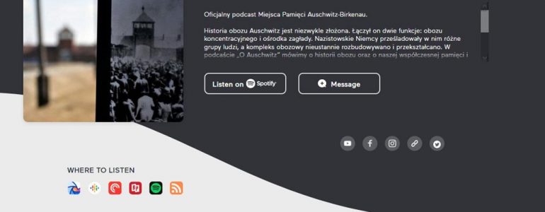 Podcasty „O Auschwitz”