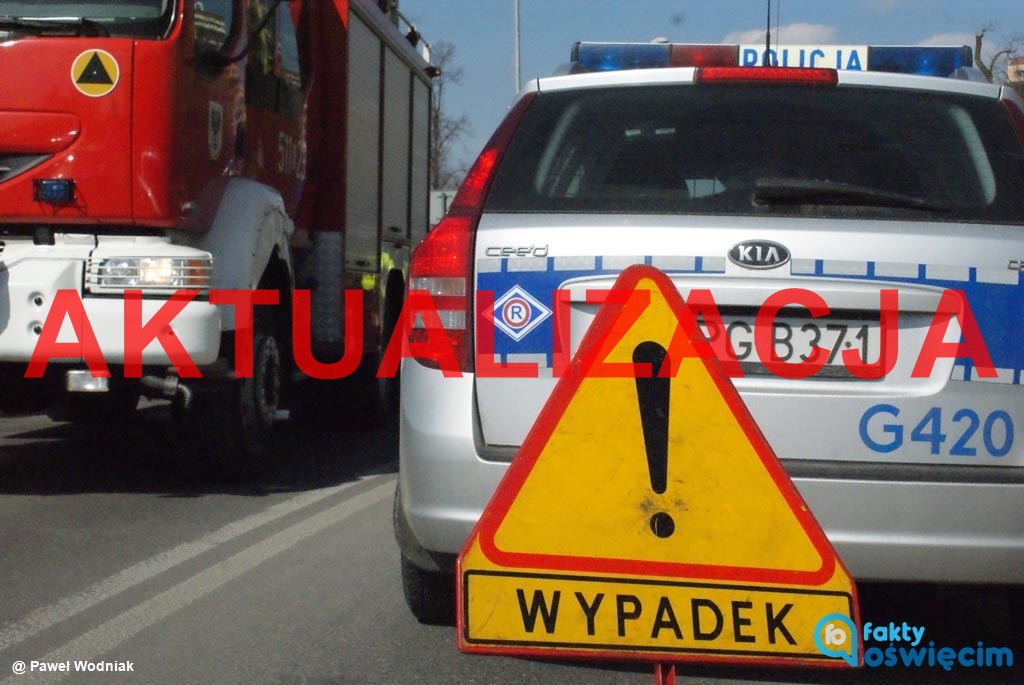Trzy samochody zderzyły się dzisiaj po godzinie 12 na ulicy Jagiełły w Oświęcimiu w ciągu drogi wojewódzkiej nr 948.