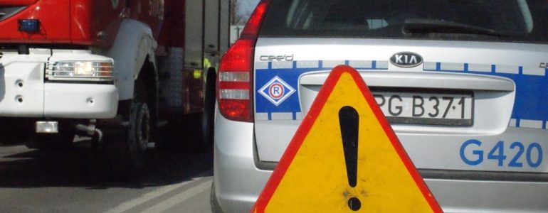 Zderzenie samochodów na drodze Oświęcim – Kęty