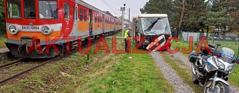 Wypadek na przejeździe kolejowym – AKTUALIZACJA