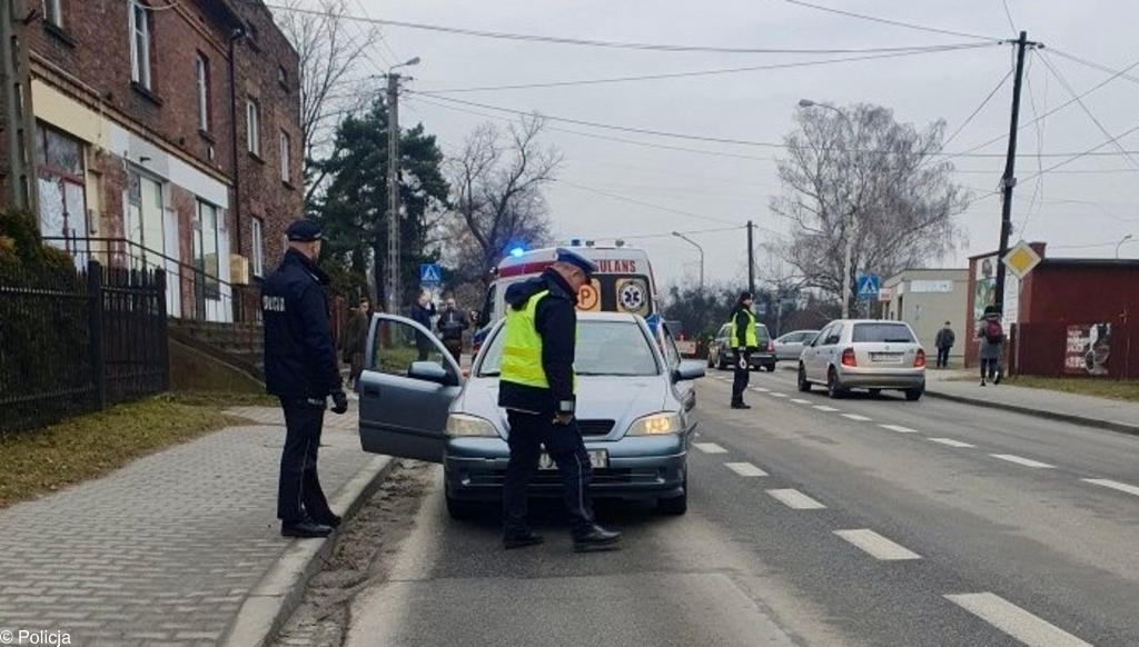 policja, Chełmek, wypadek, zginęła na przejściu dla pieszych