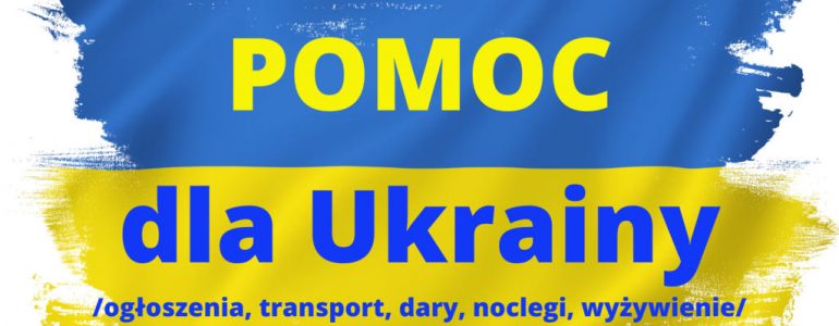 Pomoc dla Ukrainy. Dołącz do grupy na Facebooku