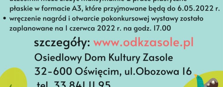 Konkurs plastyczny „Podaruj nam wiosnę” 