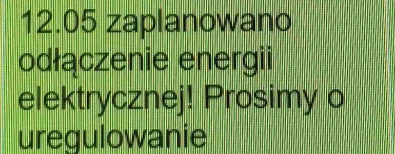 Zapłaciła fałszywy rachunek za prąd