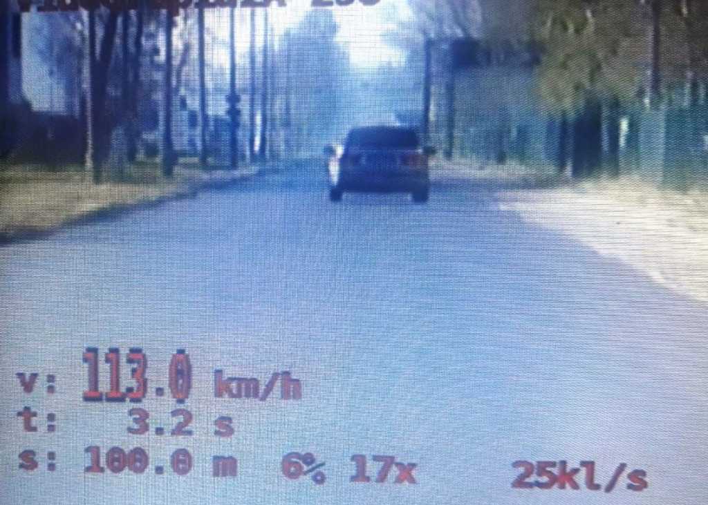 Na ograniczeniu prędkości do 40 km na godz. pędził kią 113 km na godz. Rajd słono kosztował pirata drogowego z Sosnowca.