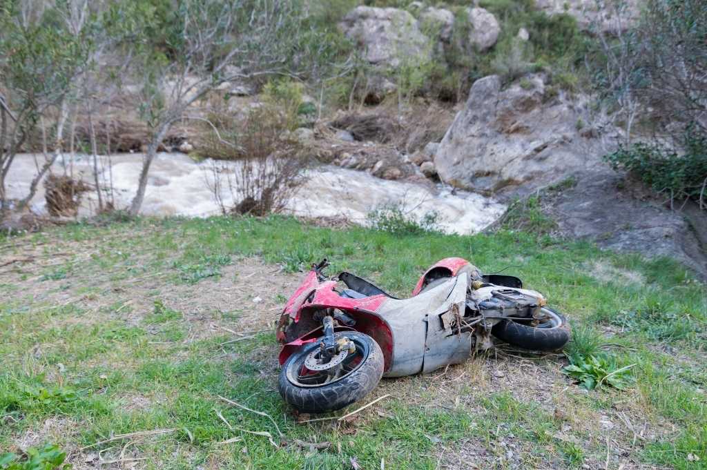 W Osieku kierujący motocyklem honda 31-letni mężczyzna zjechał z jezdni do rowu, gdzie się przewrócił. Trafił do szpitala.