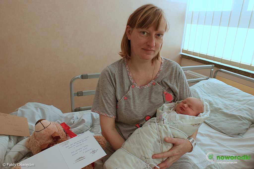 Ewa Mirocha jest pierwszym dzieckiem urodzonym w 2023 roku w Szpitalu Powiatowym w Oświęcimiu.