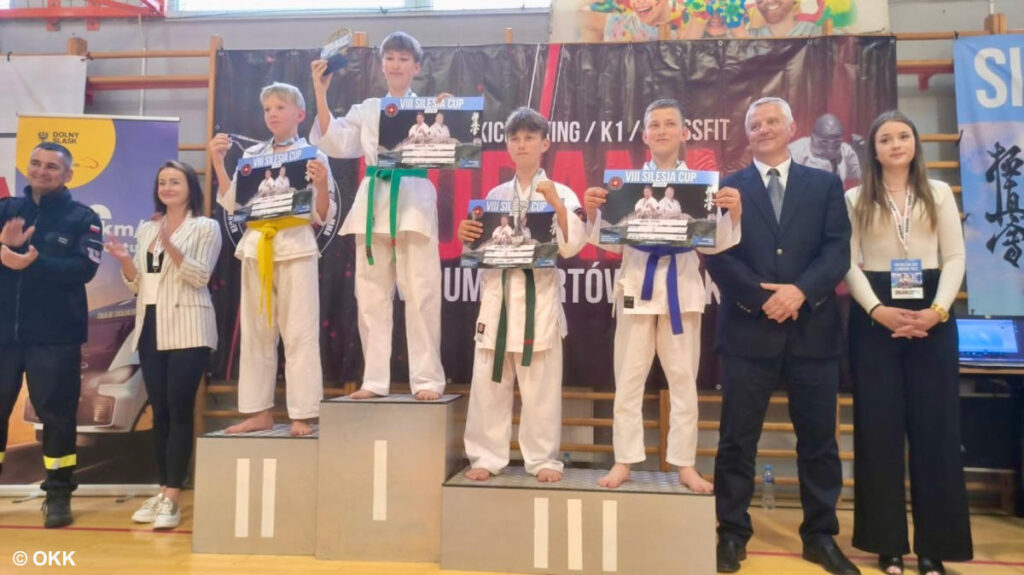 Dwa brązowe medale przywieźli do domu najmłodsi adepci Oświęcimskiego Klubu Karate z zawodów „Silesia Cup-Legnickie Pole 2023".