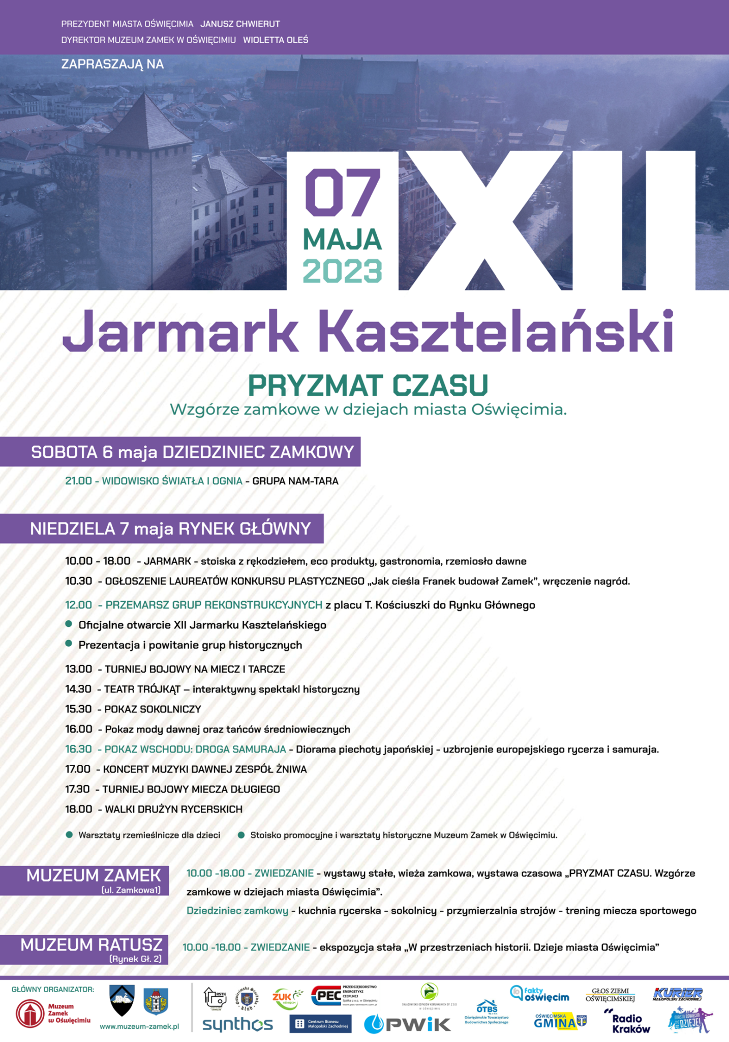 Miłośników historii oraz kultury zapraszamy do wzięcia udziału w 12. Jarmarku Kasztelańskim. Kolejny raz wydarzeniu patronują Fakty Oświęcim.