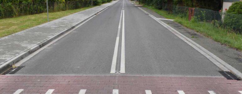 Przebudowa drogi powiatowej w Brzezince po finiszu – FOTO