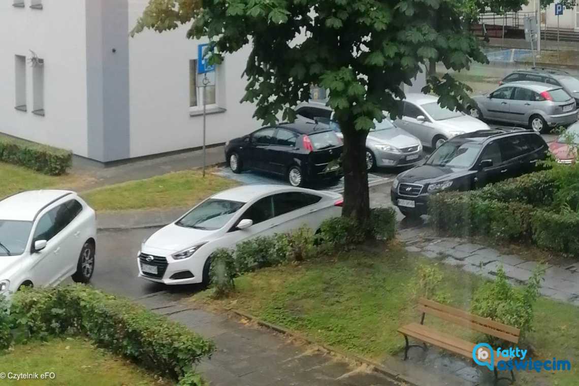 Nieprawidłowe parkowanie