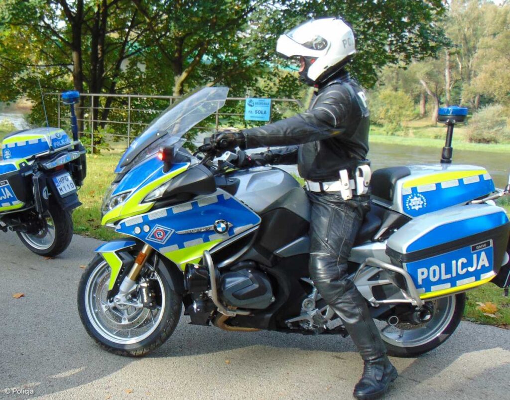 Policyjny motocykl