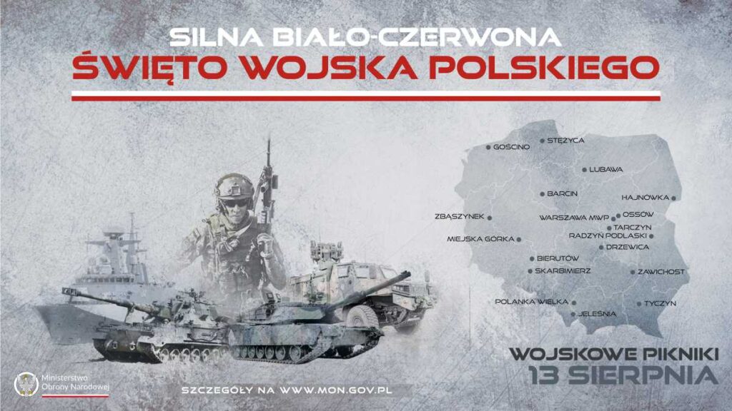 Plakat na święto Wojska Polskiego