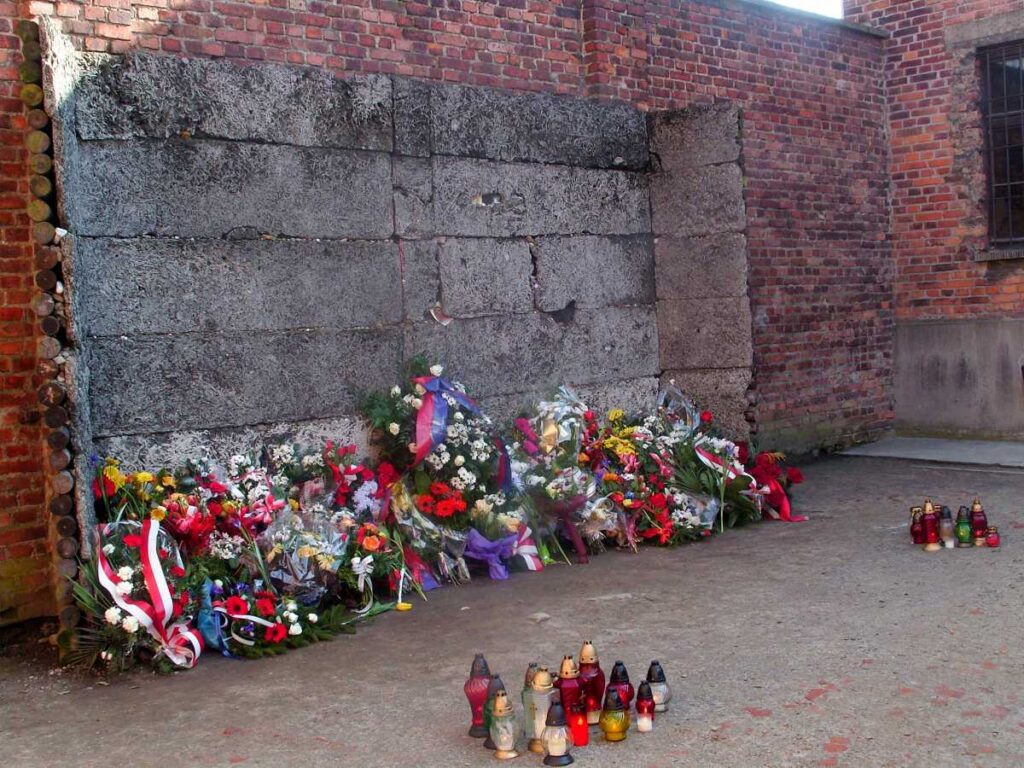 Ściana straceń w Auschwitz