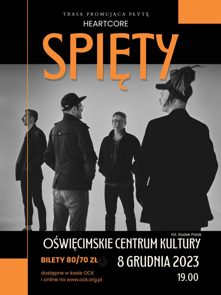 8 grudnia o godzinie 19 w Oświęcimskim Centrum Kultury odbędzie się koncert Huberta „Spiętego” Dobaczewskiego.