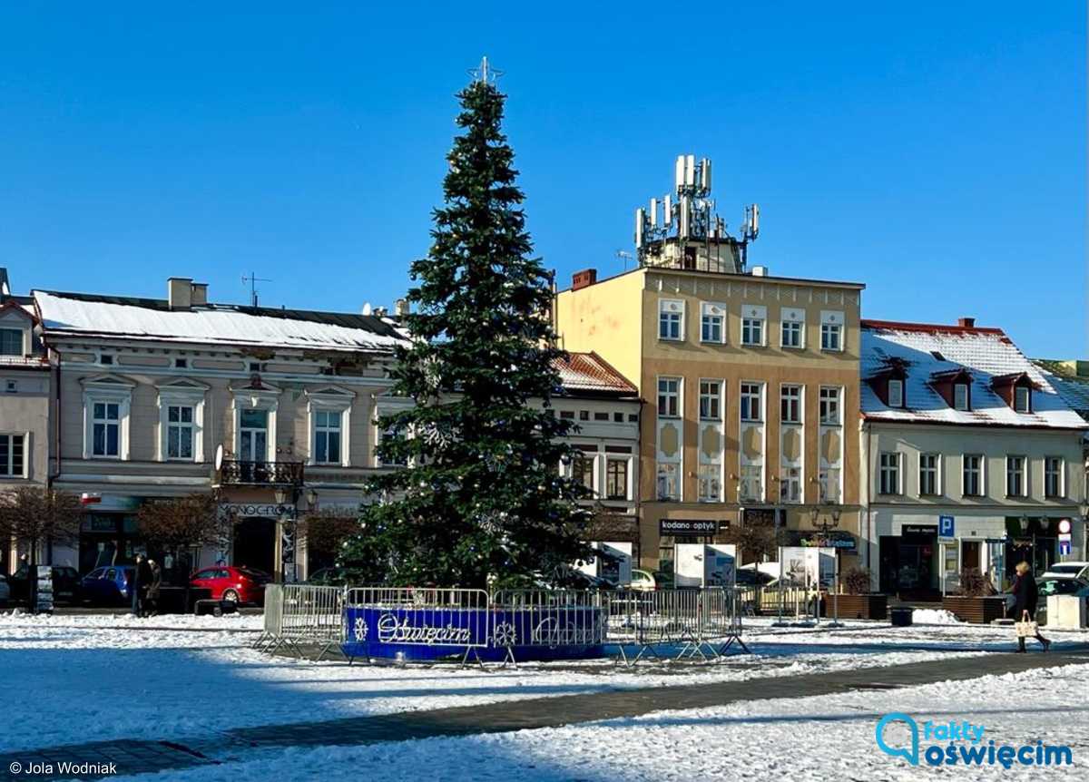 Ozdoby świąteczne w Oświęcimiu