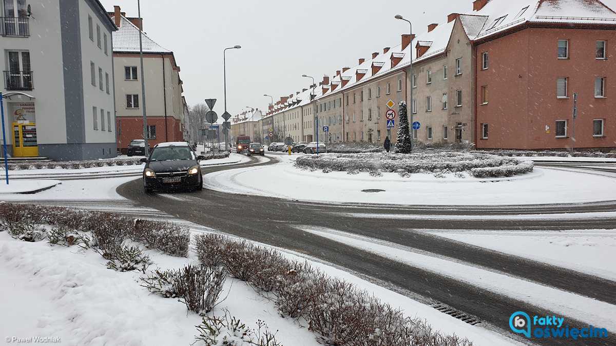 Śnieg na drogach