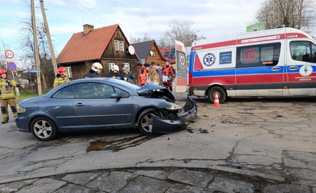Wypadek w Brzeszczach