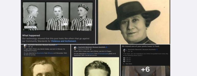 Meta ukrywa wpisy muzeum Auschwitz na Facebooku, a potem przeprasza