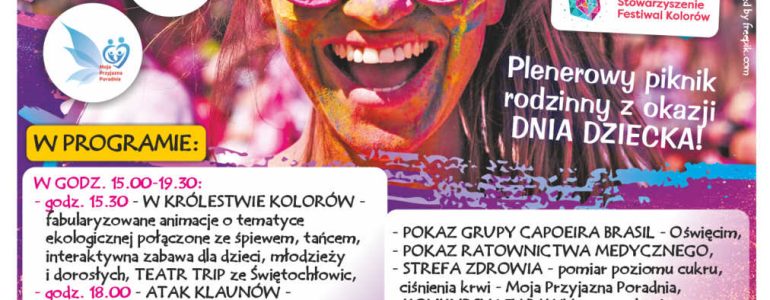 Eksplozja kolorów Holi w Brzeszczach: piknik rodzinny pełen atrakcji