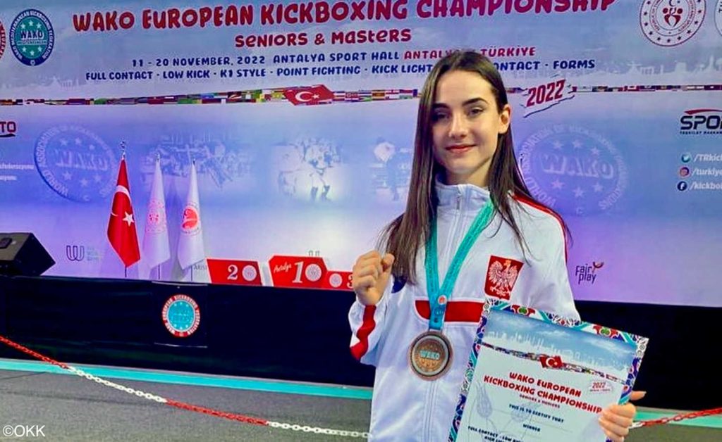 Dominika Chylińska została uznana najlepszą zawodniczką mistrzostw Polski w w kickboxingu formuły K-1 wśród seniorek.