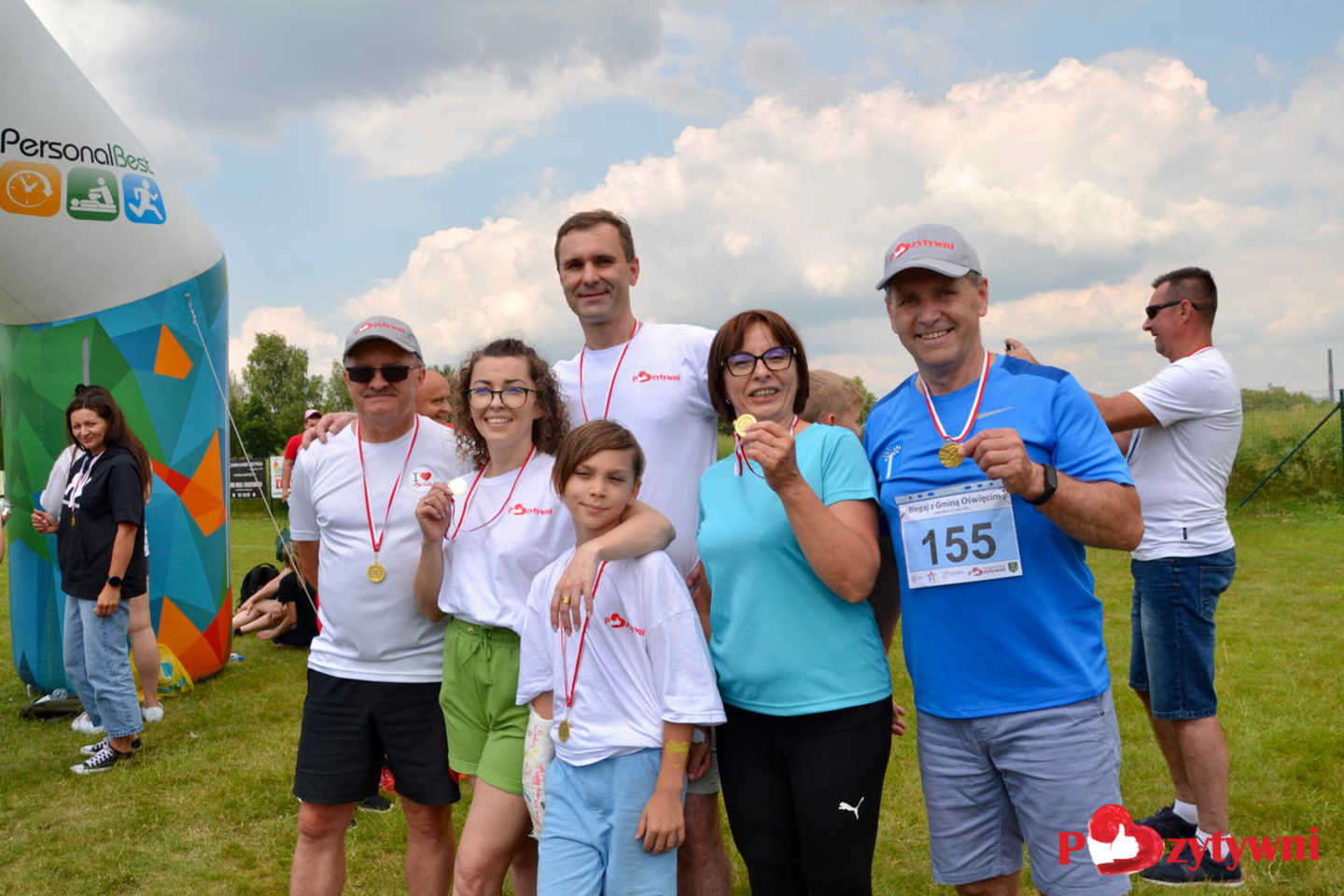 Podczas ubiegłorocznej edycji stowarzyszenie Pozytywni miało swoją rodziną ekipę do biegu.