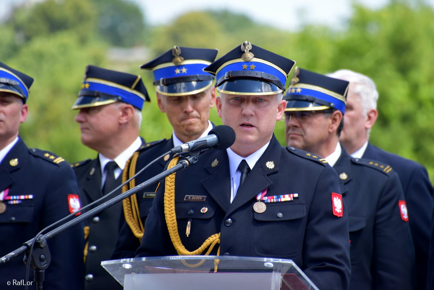 Brygadier Ryszard Dudek oficjalnie objął stanowisko komendanta powiatowego Państwowej Straży Pożarnej (PSP) w Oświęcimiu. 