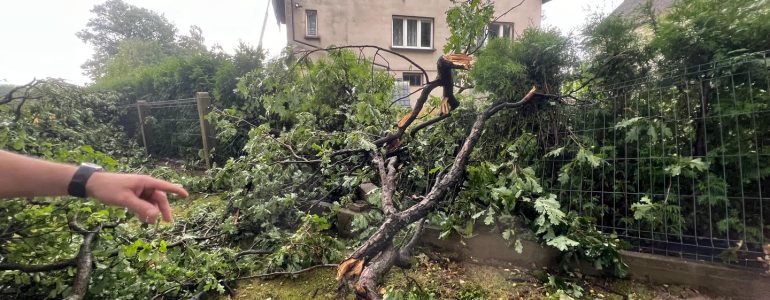 Ostrzeżenie dla powiatu oświęcimskiego przed burzami