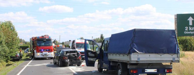 Zasnął za kierownicą i spowodował karambol – FOTO