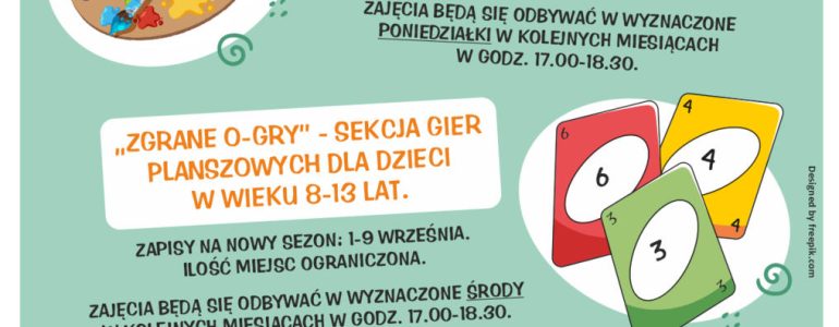 Świetlica na os. Szymanowskiego. Nabór do sekcji na nowy sezon