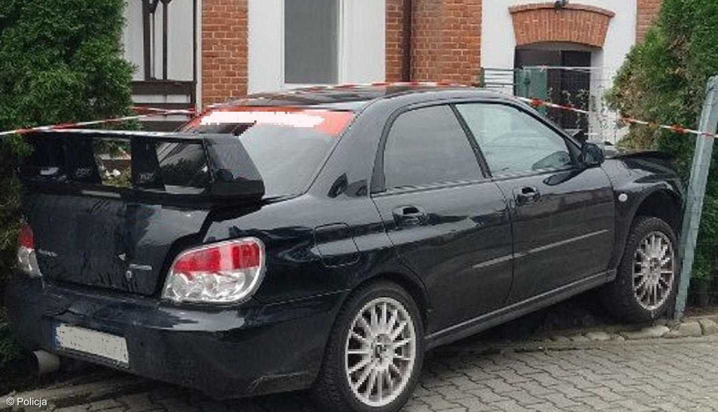 Wypadek subaru