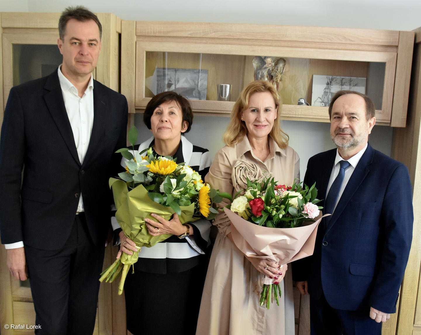 Andrzej Skrzypiński, Maria Wilgus, Joanna Saternus i Jerzy Mieszczak