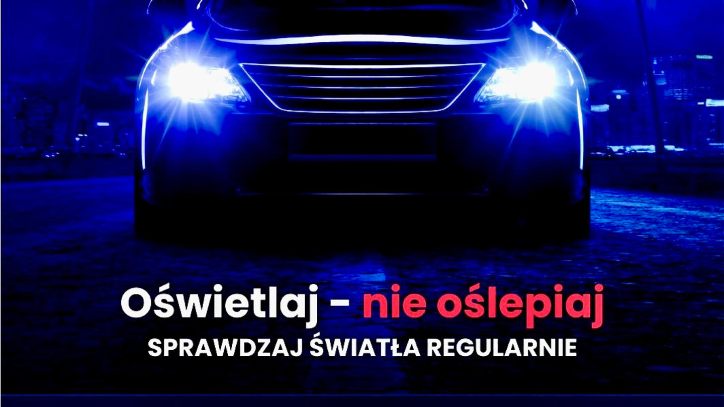 Akcja Twoje światła - nasze bezpieczeństwo w powiecie oświęcimskim pozwala kierowcom bezpłatnie skontrolować oświetlenie pojazdu.