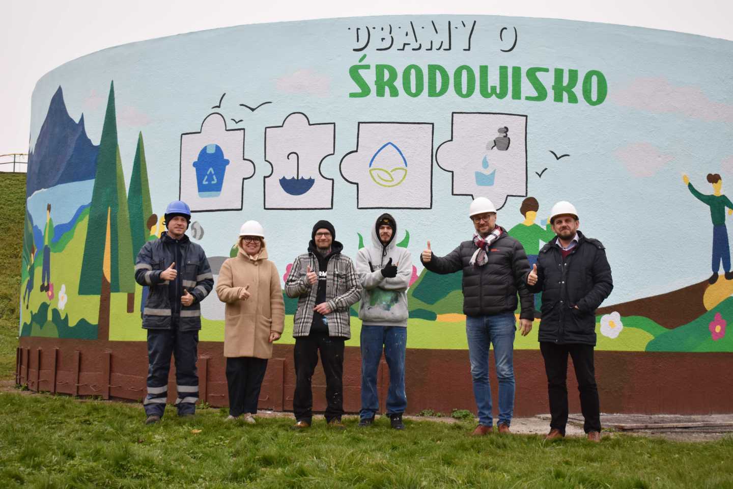 Mural ekologiczny w Libiążu