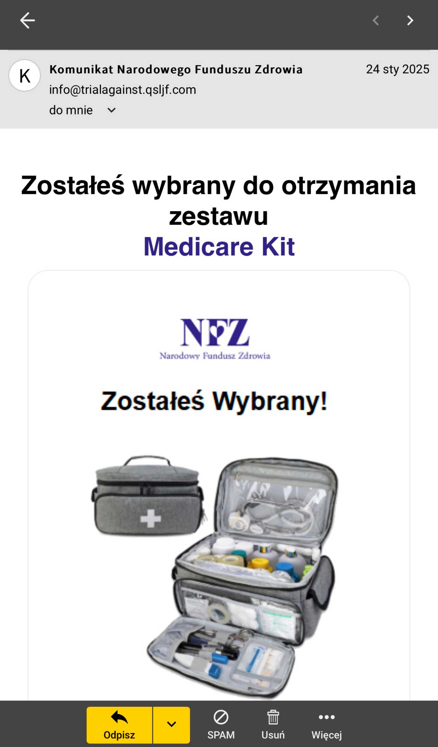 Oszustwo na NFZ