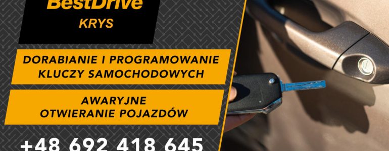 Problem z kluczykiem? BestDrive KRYS pomoże kierowcom